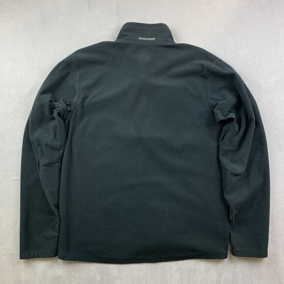 Eddie Bauer First Ascent Sweater Medium Black Fleece Cloud Layer Pro 1/4 Zip - Picture 8 of 9